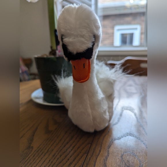 TY Beanie Baby 9" GRACIE the White Swan Plush Stuffed Animal Toy Excellent Con… - Picture 2 of 7